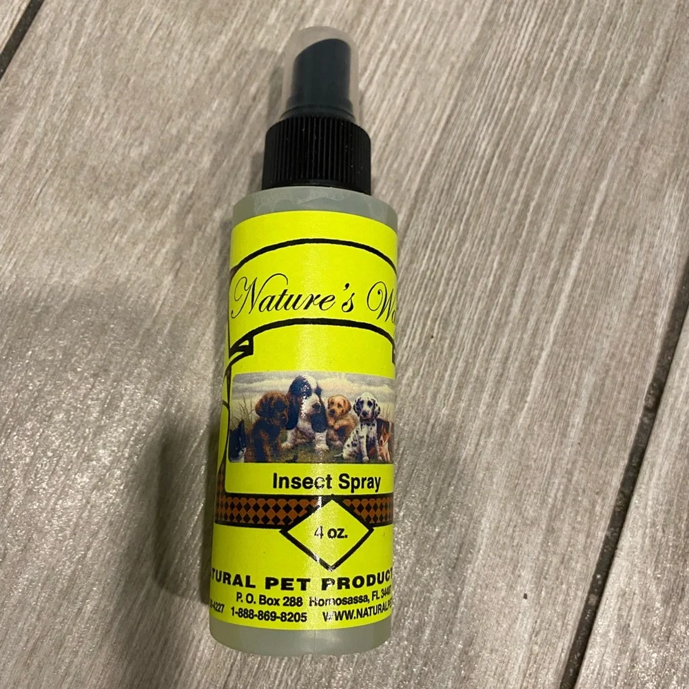 Natures Way Pet Dog Insect Spray - 4 oz Natural Pet Supplies